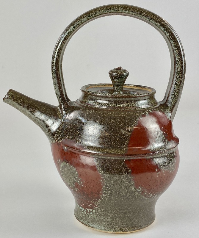 Thrown & Glazed Stoneware Teapot