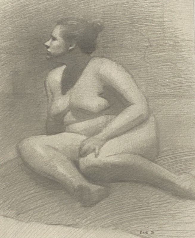 Ellina Chetverikova: Nude in Pencil