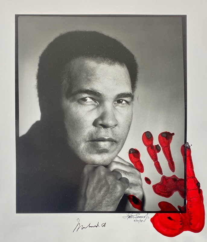 Walter Looss, Muhammed Ali Handprint
